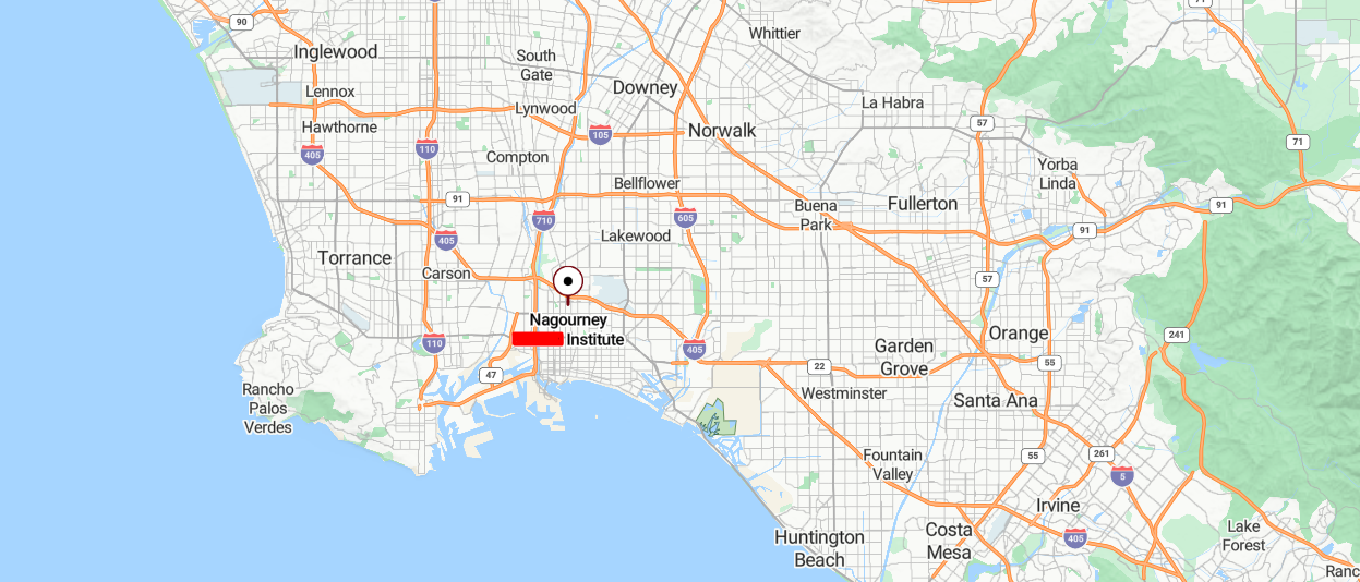 Map of Nagourney Institute